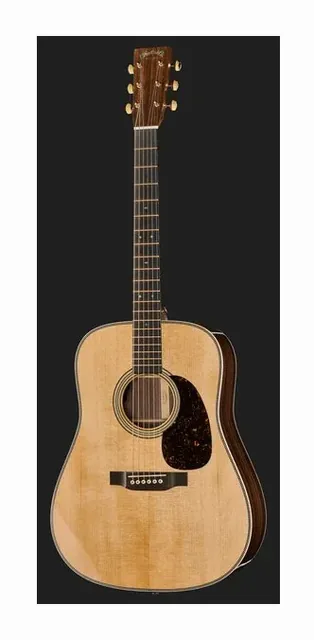 Martin Guitar D-28E Modern Deluxe, ponte e selletta, scatto 2