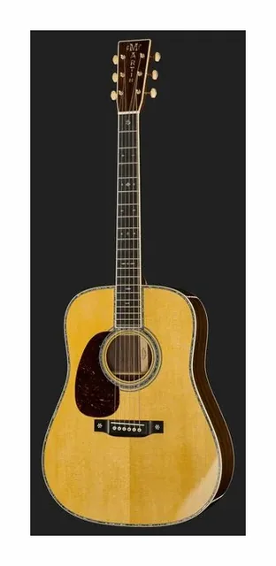 Martin Guitar D-42 LH, cassa vista di fronte, scatto 2