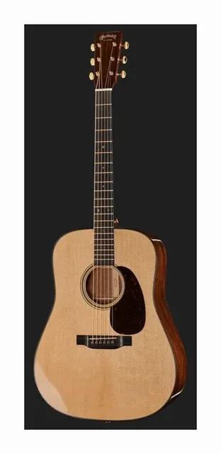 Martin Guitar D-18E Modern Deluxe, ponte e selletta, scatto 2