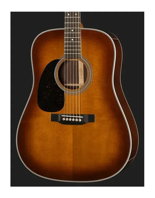 Martin Guitar D28 Ambertone LH, cassa vista di fronte, scatto 4