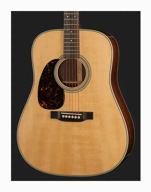 Martin Guitar D28 LH, cassa vista di fronte, scatto 4