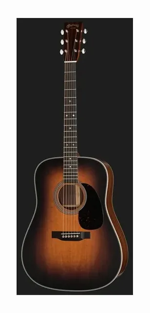 Martin Guitar D28 Satin 1935 Burst, buca e rosetta, scatto 2