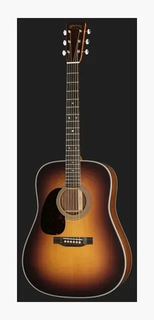 Martin Guitar D28 Satin 1935 Burst LH, cassa vista di fronte, scatto 2