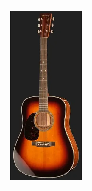 Martin Guitar D28 Sunburst LH, ponte e selletta, scatto 2