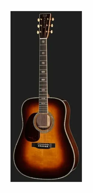 Martin Guitar D41 Sunburst LH, ponte e selletta, scatto 2