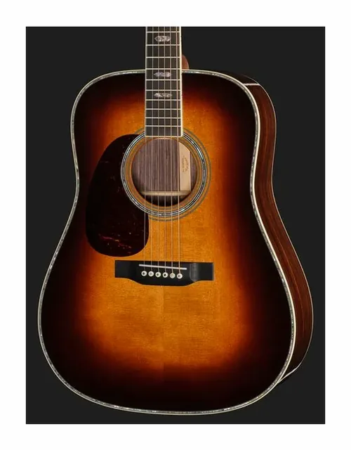 Martin Guitar D41 Sunburst LH, tastiera e capotasto, scatto 4