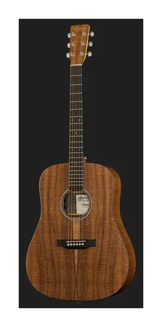 Martin Guitar DX1E Koa, ponte e selletta, scatto 2