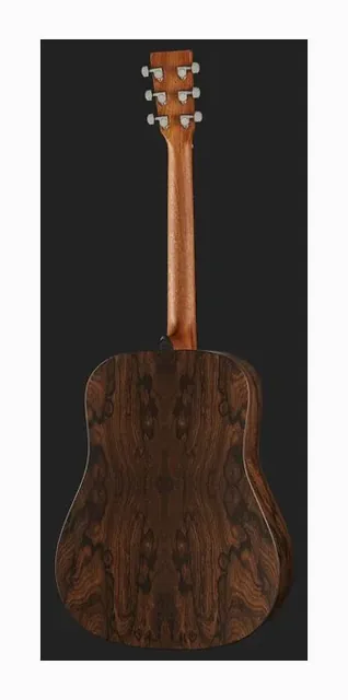 Martin Guitar DX2E Ziricote Burst, tastiera e capotasto, scatto 3