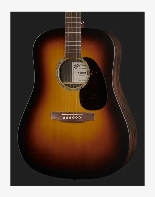 Martin Guitar DX2E Ziricote Burst, ponte e selletta, scatto 4
