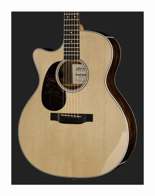 Martin Guitar GPC-13EL-01 Ziricote LH, cassa vista di fronte, scatto 4