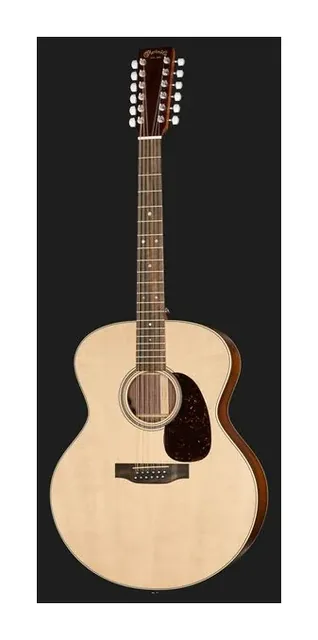 Martin Guitar Grand J-16E 12-String, cassa vista di fronte, scatto 2