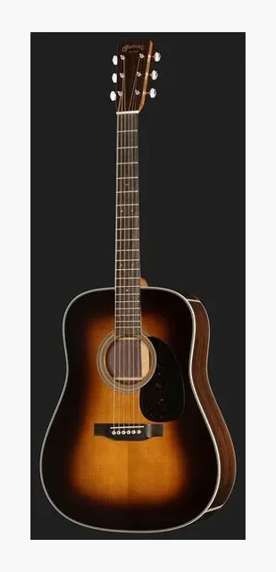 Martin Guitar HD28 Sunburst, buca e rosetta, scatto 2
