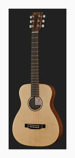 Martin Guitar LX1 LH, buca e rosetta, scatto 2