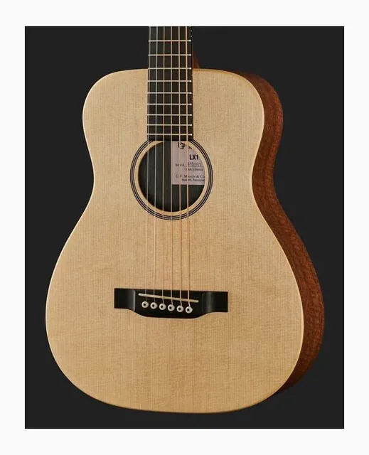 Martin Guitar LX1 LH, tastiera e capotasto, scatto 4
