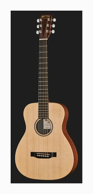Martin Guitar LX1E LH, fondo e fasce, scatto 2