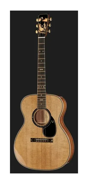 Martin Guitar OM 20th Century Ltd, buca e rosetta, scatto 2
