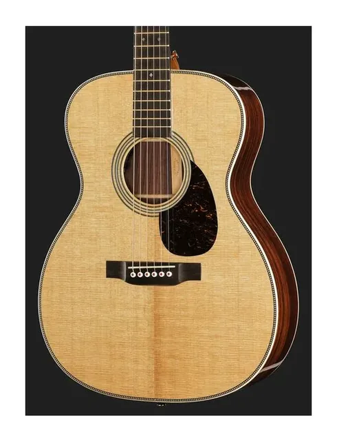 Martin Guitar OM-28E Modern Deluxe, buca e rosetta, scatto 4