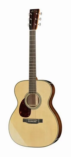 Martin Guitar OM28 LH vista di fronte