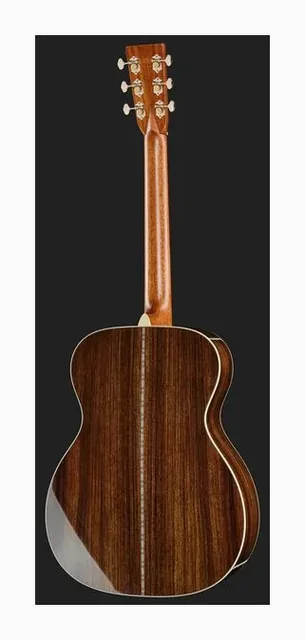 Martin Guitar OM28 LH, cassa vista di fronte, scatto 3