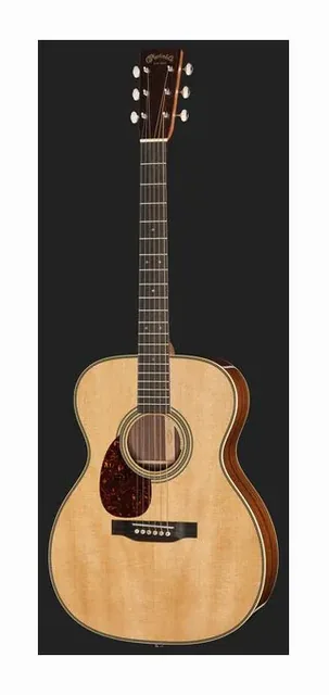 Martin Guitar OM28E LH, tastiera e capotasto, scatto 2