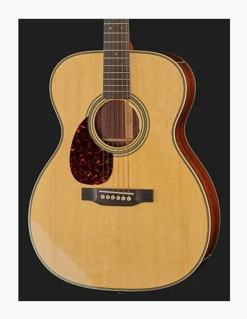 Martin Guitar OM28E LRB LH, tastiera e capotasto, scatto 4
