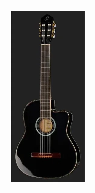 Ortega RCE141BK, tastiera e capotasto, scatto 2