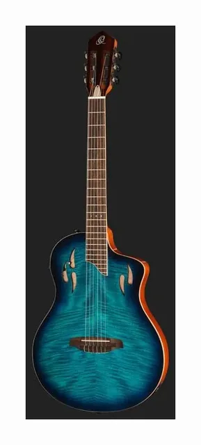 Ortega Tour Player FMA Blue, tastiera e capotasto, scatto 2