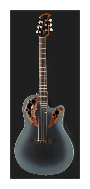 Ovation Celebrity Elite CE44-RBB-G, tastiera e capotasto, scatto 2