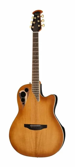 Ovation Celebrity Deluxe CDX40-PB-G PB vista di fronte