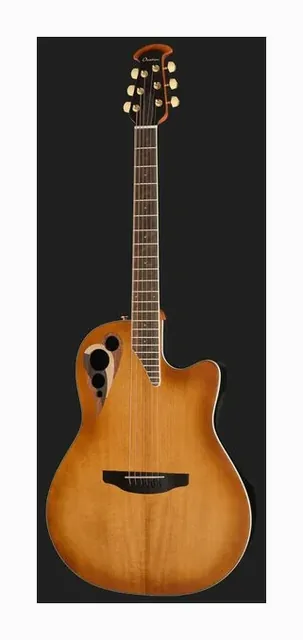 Ovation Celebrity Deluxe CDX40-PB-G PB, cassa vista di fronte, scatto 2