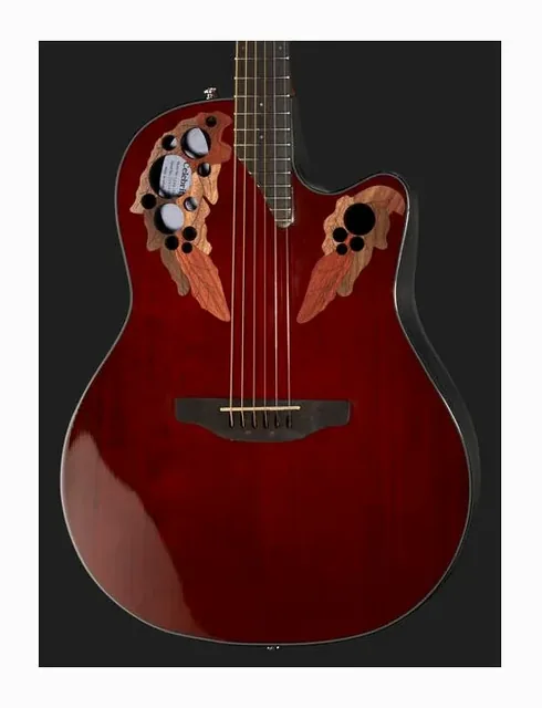 Ovation Celebrity Elite CE44-RR-G, tastiera e capotasto, scatto 4