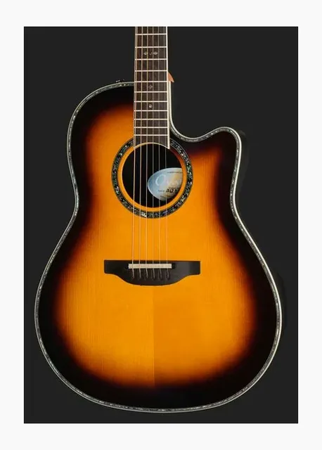 Ovation Custom Balladeer 2762BL-VB-G, cassa vista di fronte, scatto 4