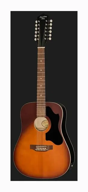 Recording King Dirty 30s Series 9 12-String, ponte e selletta, scatto 2