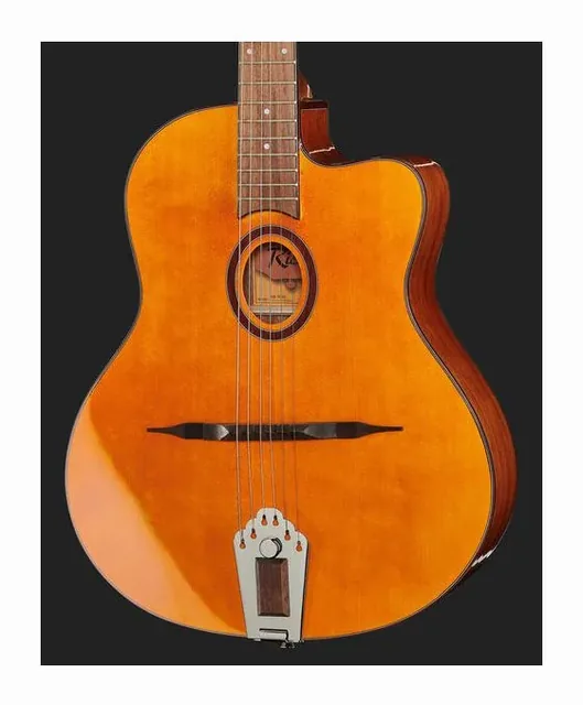 Richwood RM-70-NT Hot Club Jazz Guitar, paletta e meccaniche, scatto 4