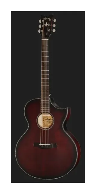 Schecter Orleans Stage Acoustic VRBS, ponte e selletta, scatto 2