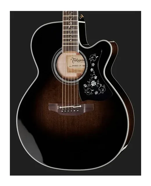 Takamine EF450C-TT TBB w/Softcase, cassa vista di fronte, scatto 4