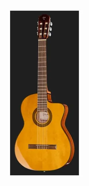 Takamine GC1CE-Nat, tastiera e capotasto, scatto 2