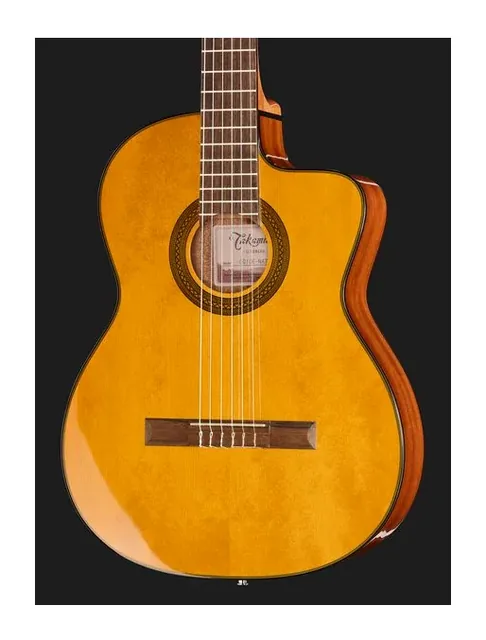 Takamine GC1CE-Nat, tastiera e capotasto, scatto 4