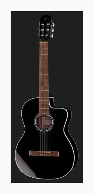 Takamine GC2CE BLK Classical, buca e rosetta, scatto 2