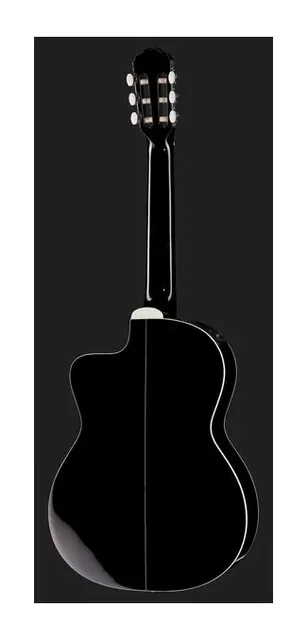 Takamine GC2CE BLK Classical, buca e rosetta, scatto 3