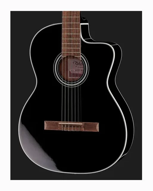 Takamine GC2CE BLK Classical, paletta a finestre e meccaniche, scatto 4