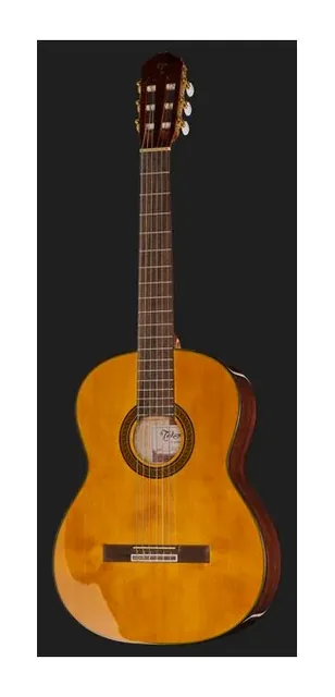 Takamine GC5-NAT Classicguitar, ponte e cordiera, scatto 2