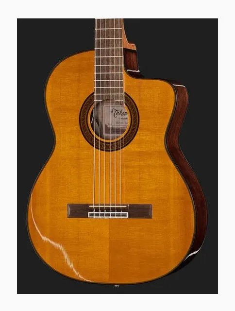 Takamine GC5CE Natur, buca e rosetta, scatto 4