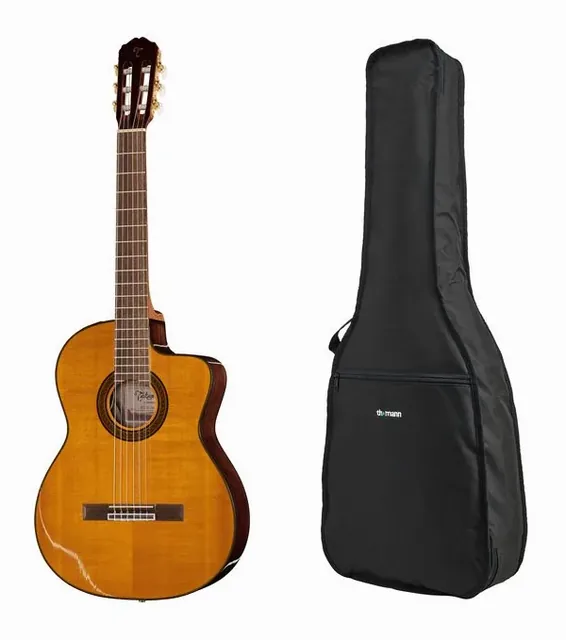 Takamine GC5CE Natural w/Bag vista di fronte