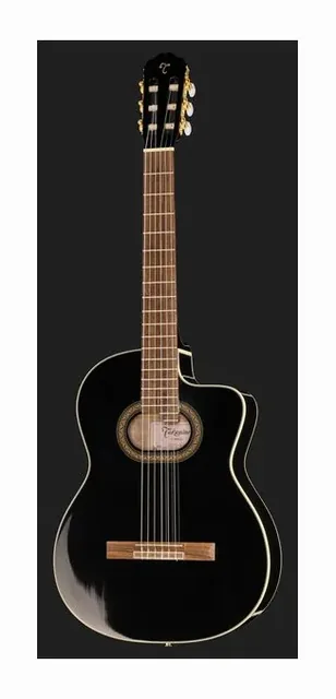 Takamine GC6CE-Blk, paletta a finestre e meccaniche, scatto 2