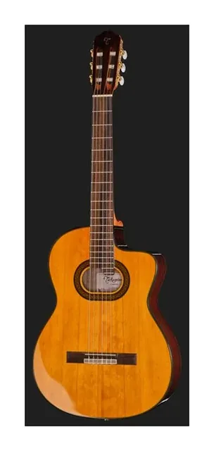 Takamine GC6CE-Nat, ponte e cordiera, scatto 2