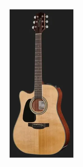 Takamine GD30CE-NAT-LH, buca e rosetta, scatto 2