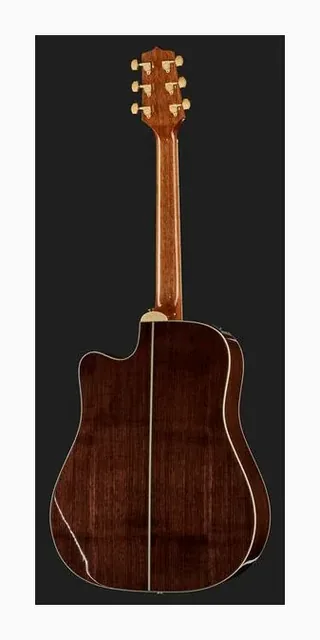 Takamine GD51CE-NAT, tastiera e capotasto, scatto 3
