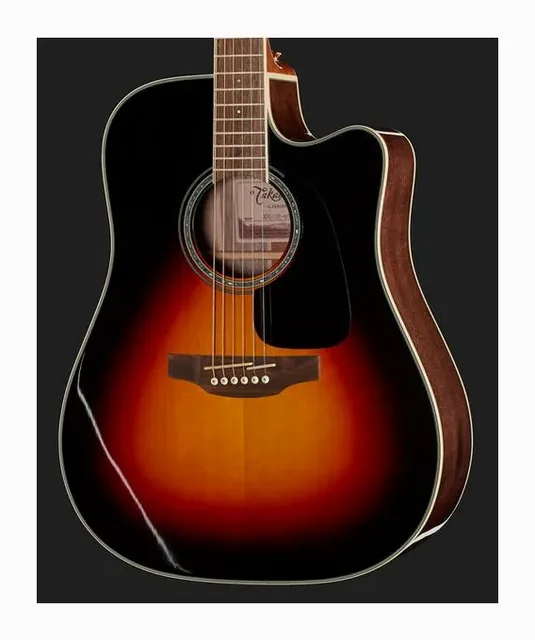 Takamine GD51CE-BSB, buca e rosetta, scatto 4
