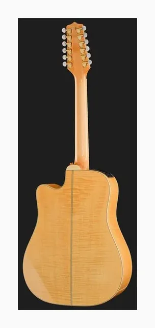 Takamine GD74CE-12U NAT, fondo e fasce, scatto 3